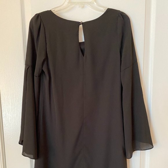 Design Lab Black Bell Sleeve Dress (S) - Picture 4 of 7